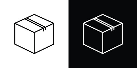 Package icon Graphic vector set for ui design