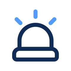emergency outline color icon