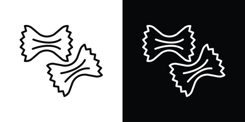 Pasta icon Graphic vector set for ui design