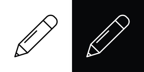 Pencil icon Graphic vector set for ui design
