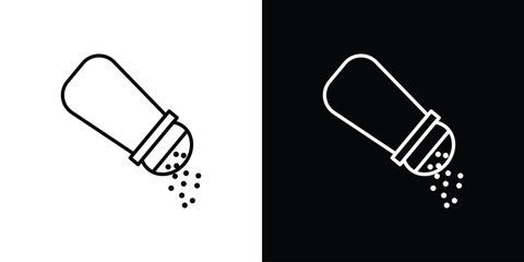 Pepper shaker icon Graphic vector set for ui design