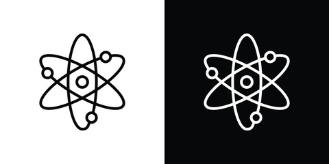 Physics icon Graphic vector set for ui design