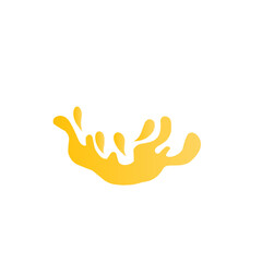 gold liquid splash illustration