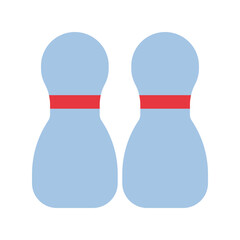 bowling pin flat icon