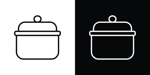Pot icon Graphic vector set for ui design