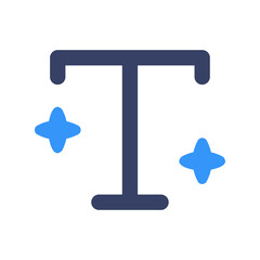 text generator flat icon