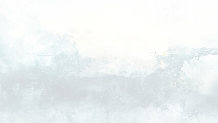 Abstract blue watercolor texture on white background creating a calm and artistic atmosphere.