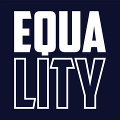 Equality mama typography t-shirt design