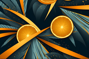 Beautiful green branches of Christmas fir with white artificial new year flowers
