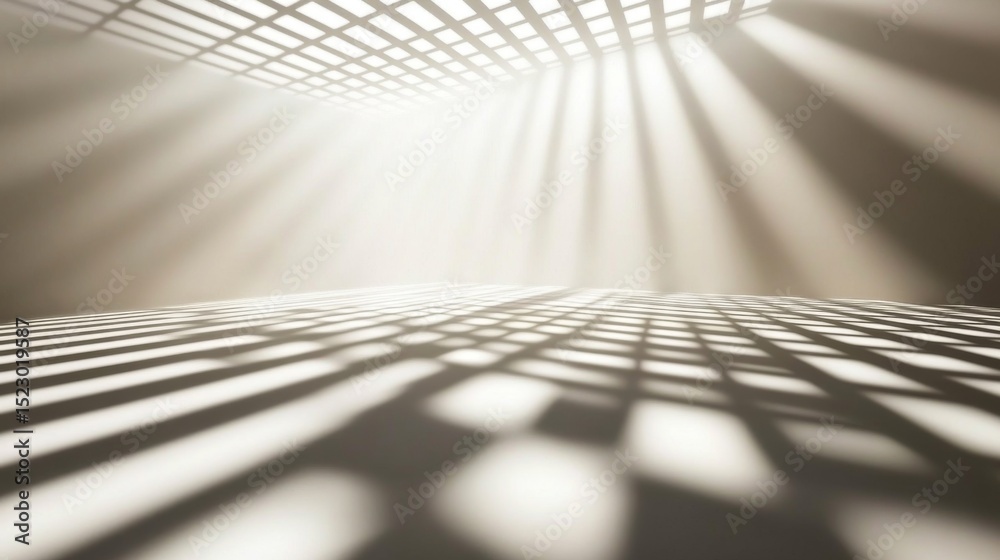 Aufkleber Clean, straight lines creating a minimalist grid pattern on a soft background, perfect for conveying order and simplicity in design.