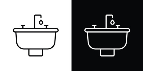 Sink icon Graphic vector set for ui design