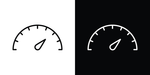 Speedometer icon Graphic vector set for ui design