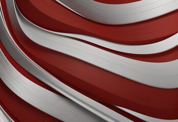 Red and white wave background red blended with white background created Neon gradient wave light in tones on dark background creates futuristic and vibrant visual effects for modern tech or artistic
