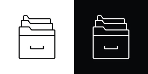 Store files icon Graphic vector set for ui design