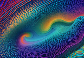 Sea multi-colored wave background Colorful Ocean Sea water in crest shape. Sunset light and beautiful clouds on background Dramatic Ocean Sunset Oil Painting with Crashing Waves and Golden Sky
