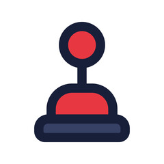 arcade flat line icon