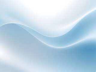Soft Blue and White Gradient Light Background with Smooth Abstract Glow Effect | ai