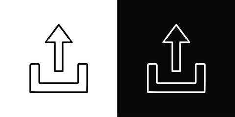 Upload icon Graphic vector set for ui design