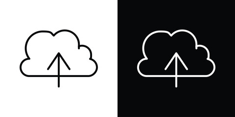 Upload to Cloud icon Graphic vector set for ui design