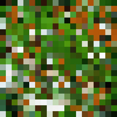 Colorful abstract mosaic background. Pixel effect. Camo and camouflage.