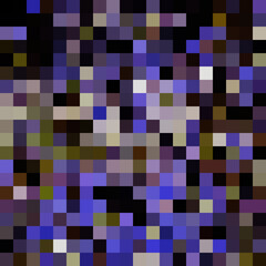 Colorful abstract mosaic background. Pixel effect. Camo and camouflage.