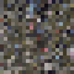Colorful abstract mosaic background. Pixel effect. Camo and camouflage.
