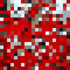 Colorful abstract mosaic background. Pixel effect. Camo and camouflage.