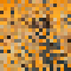 Colorful abstract mosaic background. Pixel effect. Camo and camouflage.