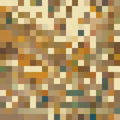 Colorful abstract mosaic background. Pixel effect. Camo and camouflage.
