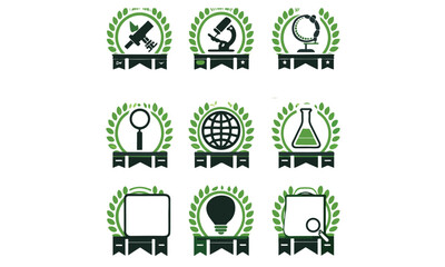 biological icon vector 