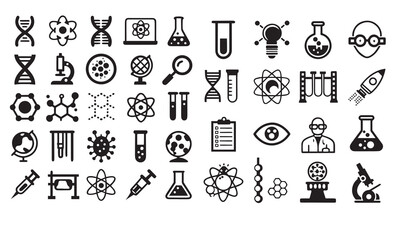 biological icon vector 