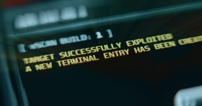 Finger taps the Exploit button, Target successfully exploited
