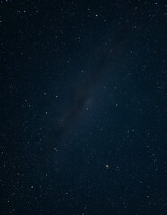Obraz premium Distant cosmic expanse teeming with countless radiant stars spanning endless galaxies, grunge. White tone
