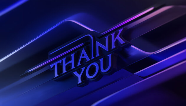 Artistic expression of gratitude with vibrant colors and modern design