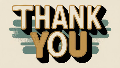 Creative expression of gratitude in a modern artistic style