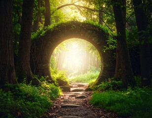 Enchanting forest archway (1)