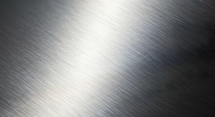 Sleek Brushed Metal Texture With Highlighted Area For Modern Backgrounds