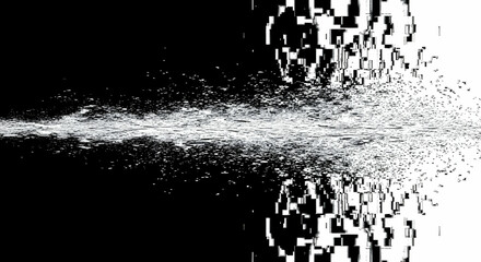 Abstract Visual Symphony Black And White Duality And Textured Harmony