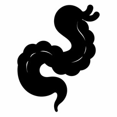 Human organ small intestine vector art white background