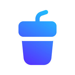 beverage gradient fill icon