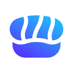 sushi gradient fill icon