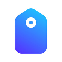 tag gradient fill icon