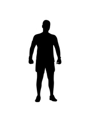 A businessman is standing vector