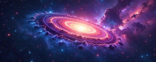 Vast cosmic expanse, swirling nebulae, distant galaxies, conveying a sense of infinite mystery and awe; the universe whispers secrets to those who listen , supernova, astronomy, ethereal