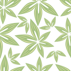 Floral pattern design, vector illustration background