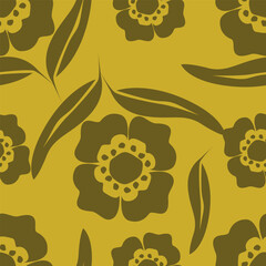Floral pattern design, vector illustration background