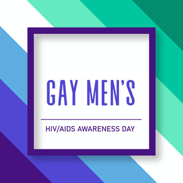 Gay mens HIV AIDS awareness day flyer