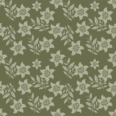 Floral pattern design, vector illustration background