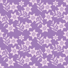 Floral pattern design, vector illustration background