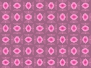 Seamless abstract pattern, pink sandglass, horizontal
